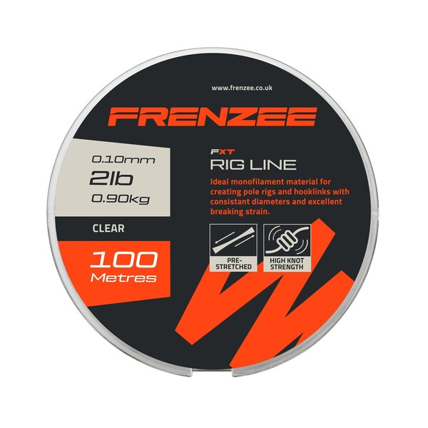 Frenzee FXT Rig Line Nylon Línea para Pez Blanco (100m)