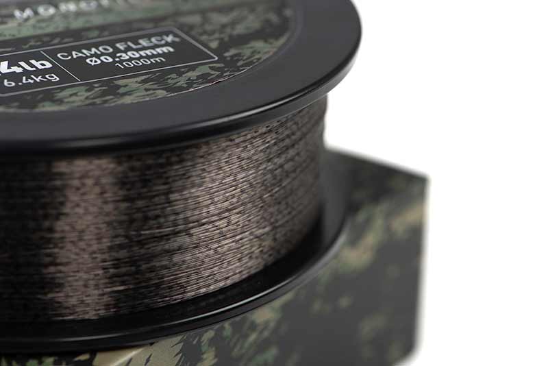 Fox Soft Steel Fleck Camo Mono Línea para Carpa (1000m)