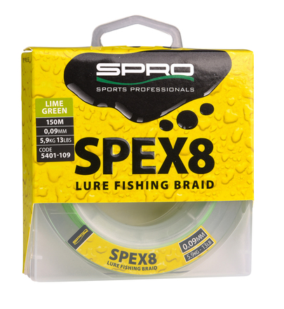 Spro Spex8 Trenzado Lime Green 1500m