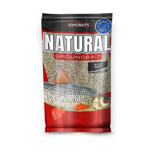 Sonubaits Natural Black Magic Cebo de Fondo (1 kg)