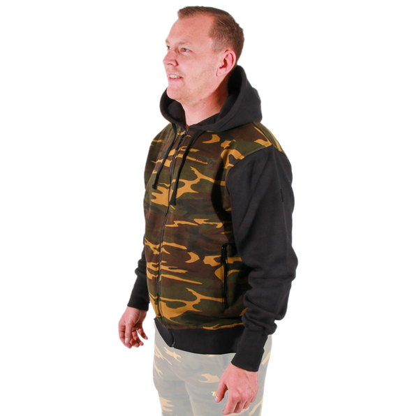 Tactic Carp Hoody Camo con Cremallera