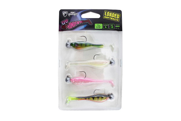 Fox Rage Mini Fry Loaded UV Mixed Coulour Pack 7cm 5gr - Mix Pack Clear Water