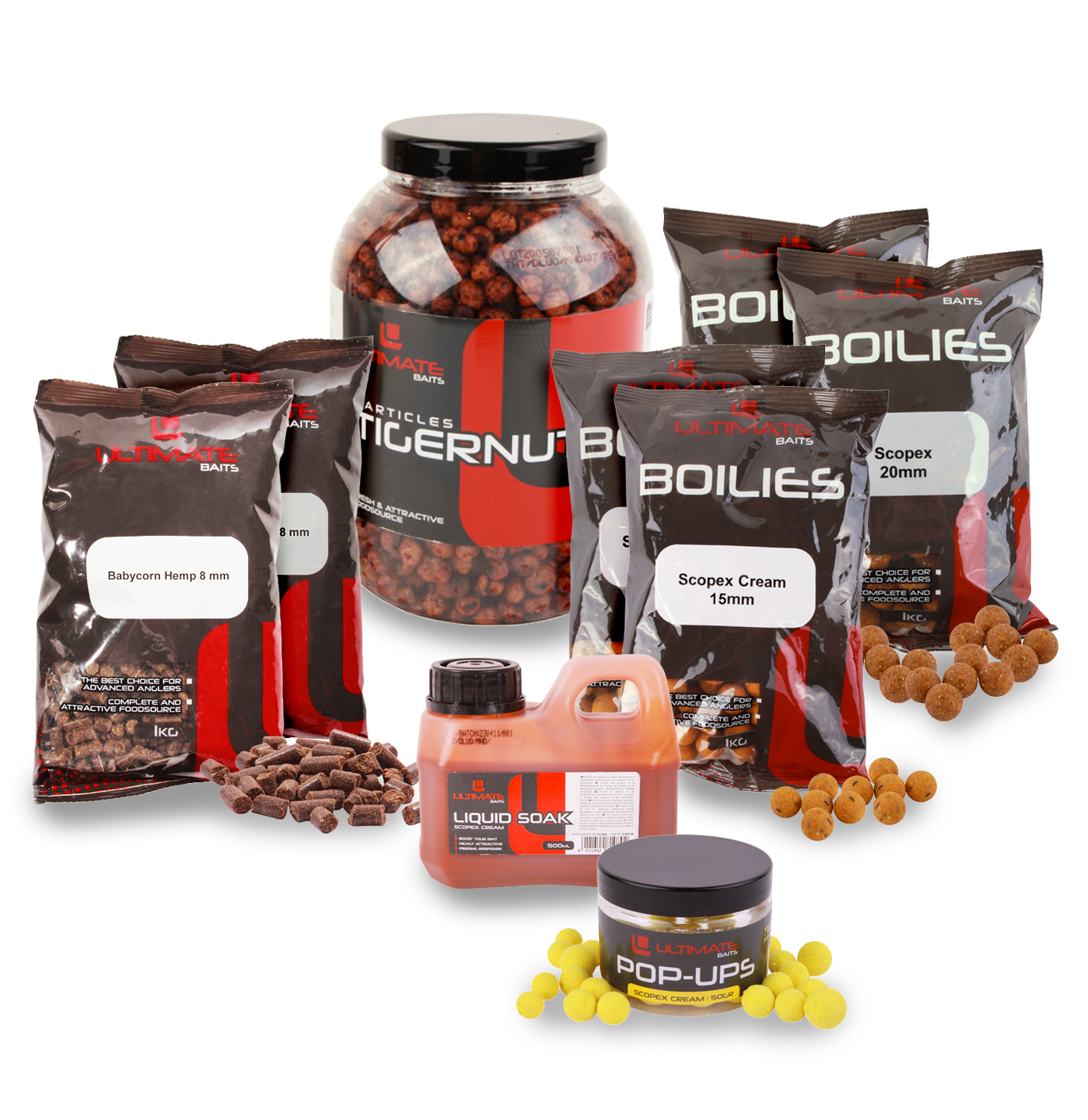 Ultimate Baits Carp Chufas/Boilies Weekend Pack