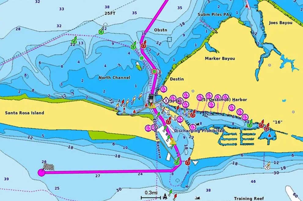 Navionics Vision+ Carta Náutica del Benelux y Alemania Occidental