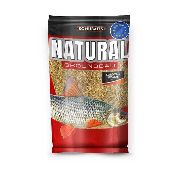 Sonubaits Natural Gardons-Roach Cebo de Fondo (1 kg)