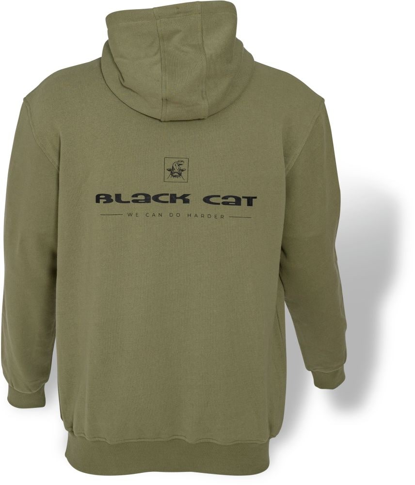 Black Cat Hoodie Khaki Sweater de Pesca