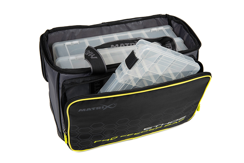 Matrix Ethos Feeder Case Bolsa para Pesca de Pez Blanco (Incl. 3 tackleboxes)