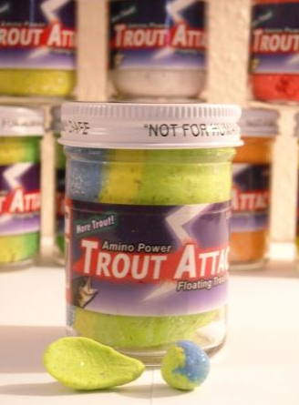 Top Secret Trout Attac Masa de Trucha - Rainbow Green