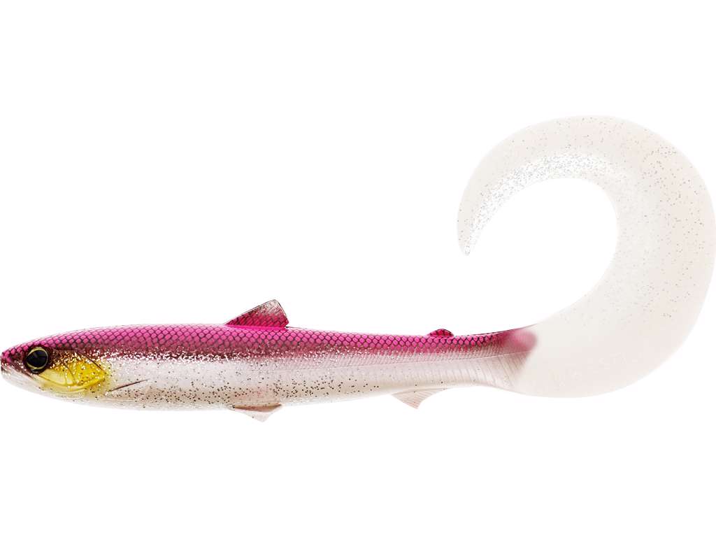 Westin BullTeez Curltail 14cm (2 piezas) - Pink Headlight