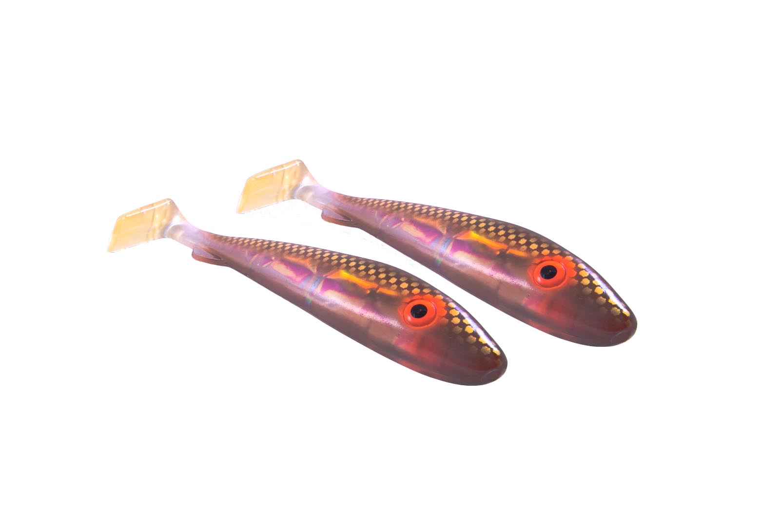 Svartzonker UV Series McRubber Jr Brown Back UV Shad 17cm (47g) (2 pcs)