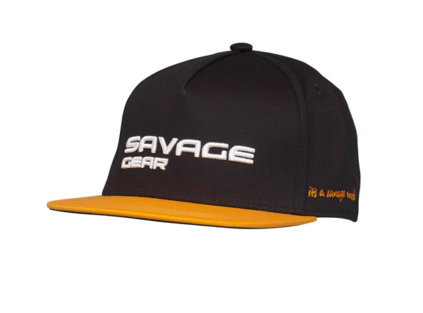 Savage Gear Flat Peak 3D Logo Gorra Black Ink