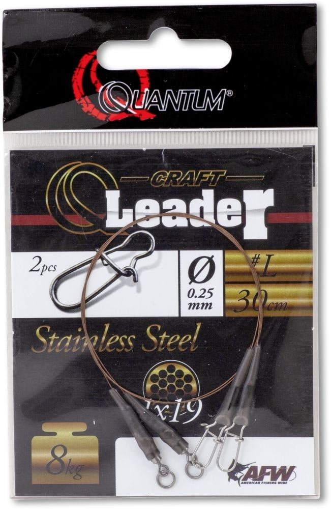 Quantum Q-Leader Stainless Steel Camo Acero 60cm (2 piezas)