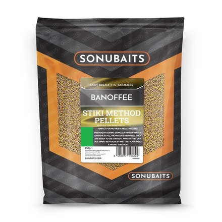 Sonubaits Stiki Banoffee Method Pellets 4mm (650 g)