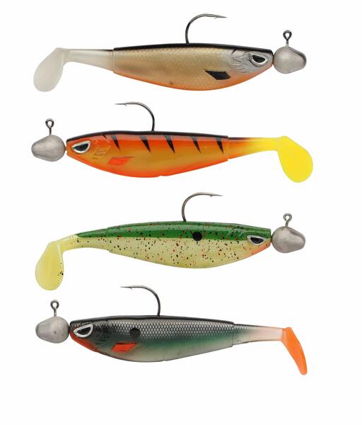 Berkley Sick Flanker Pre-Rigged Bismuth Shad 10cm (4 piezas)