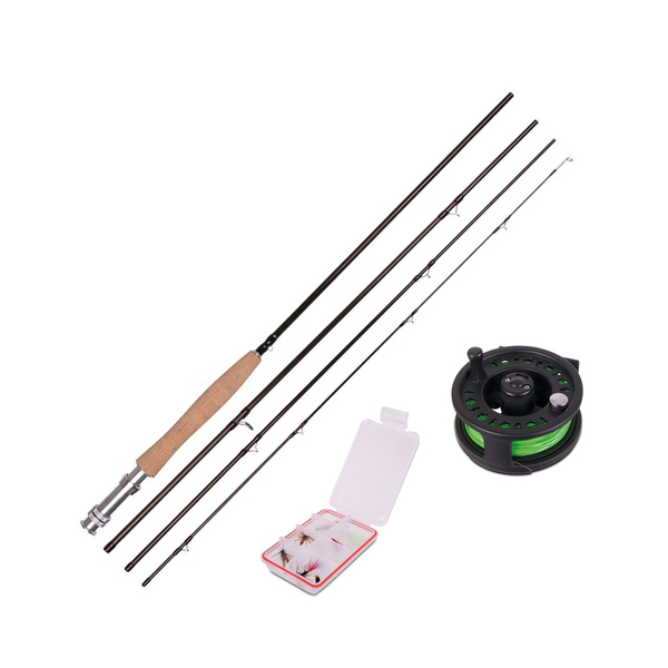 Saenger Profi Fly Set AFTMA 5-6 - Combo Completo para Pesca con Mosca