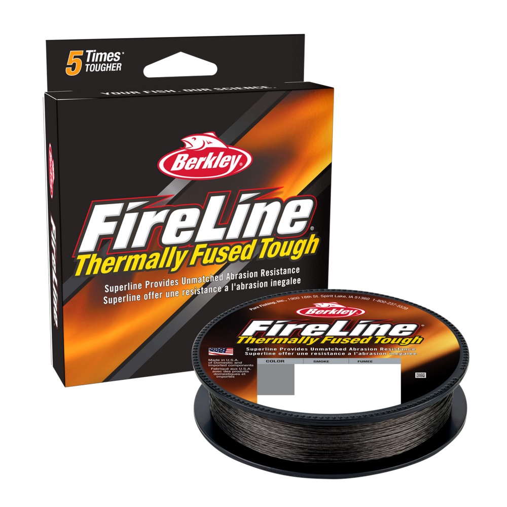 Berkley FireLine® Fused Original Línea Trenzada Smoke 1800m