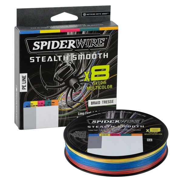 Spiderwire Stealth Smooth 8 Braid Multicolor Línea Trenzada (300m)