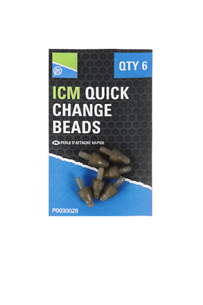 Preston ICM Quick Change Beads (6pcs)