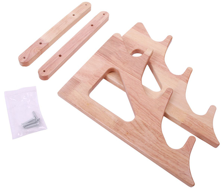 Ultimate Estante de Madera para Pared para 3 Cañas