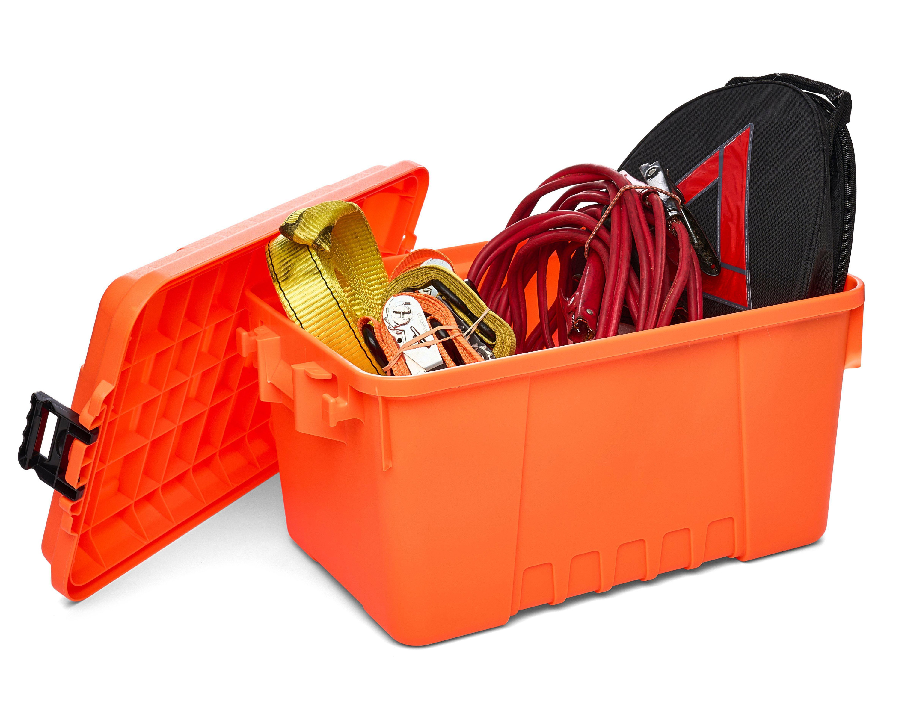 Plano Sportman's Trunk Small Caja de Pesca - Blaze Orange