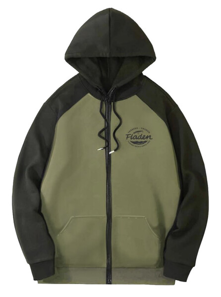 Fladen Hoody Jacket Duo Green Perch Chaqueta de Pesca