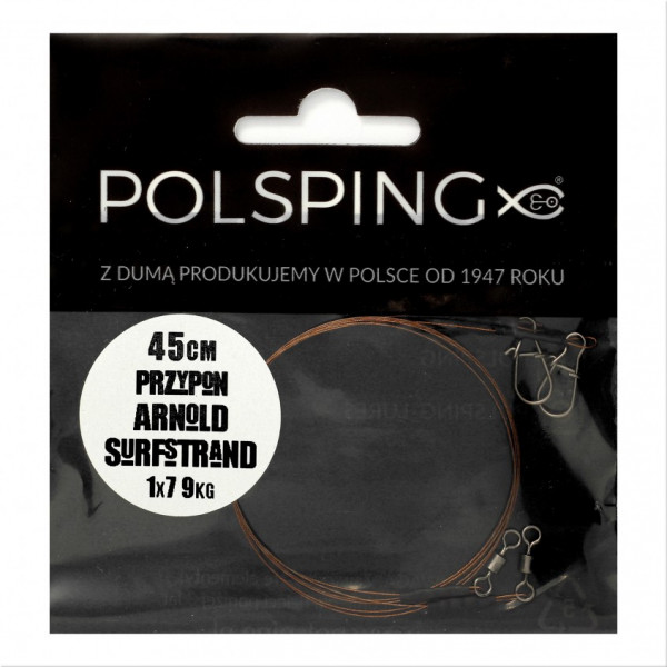Polsping Arnold Surfstrand 1x7 Camo Líder 45cm (2 piezas)