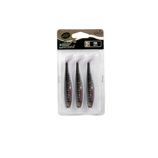 Fox Rage Pro Shad Super Natural Pike Paquetes - 10cm