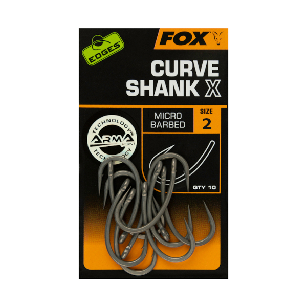 Fox Edges Curve Shank X Hooks - Fox Edges Curve Shank X Hooks tamaño 2