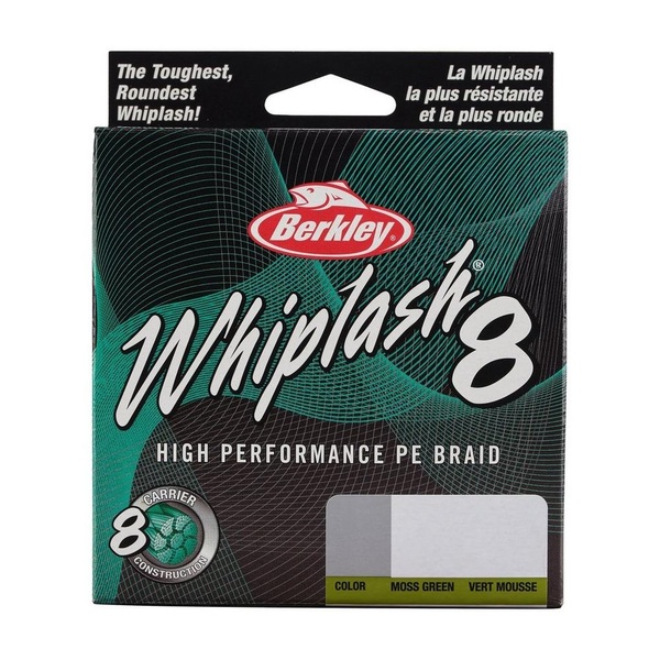 Berkley Whiplash 8 Línea Trenzada Green 300m