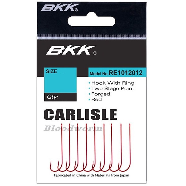 BKK Red Carlisle Bloodworm-R Anzuelo