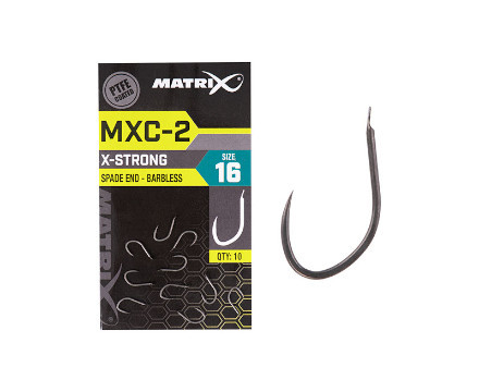 Matrix MXC-2 Sin Púa Spade End Anzuelo para Pez Balnco (10pzs)