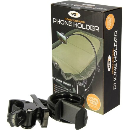 NGT Phone Holder Soporte para teléfono con adaptador para silla y brazo flexible