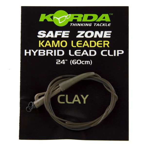Korda Kamo Líder Hybrid Clip de Plomo - Clay Brown (1m)