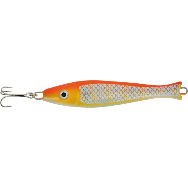 Zebco Lead Free Ruby Head Pilker - Naranja / Plata