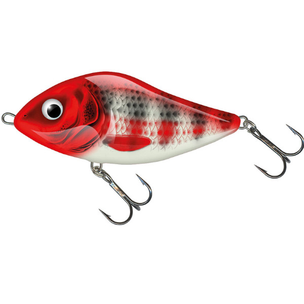 Salmo Slider 10cm Flotante - Red Head Striper