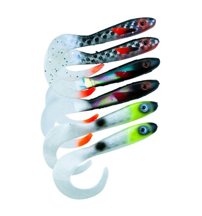 Svartzonker McRubber Tail Shad 11 cm Mix Overcast (6 pzas.)