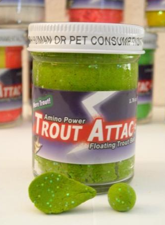 Top Secret Trout Attac Masa de Trucha - Fishy Green