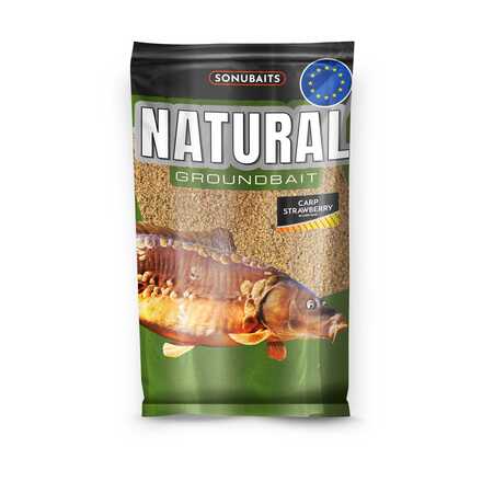 Sonubaits Natural Carp Strawberry Cebo de Fondo (1 kg)