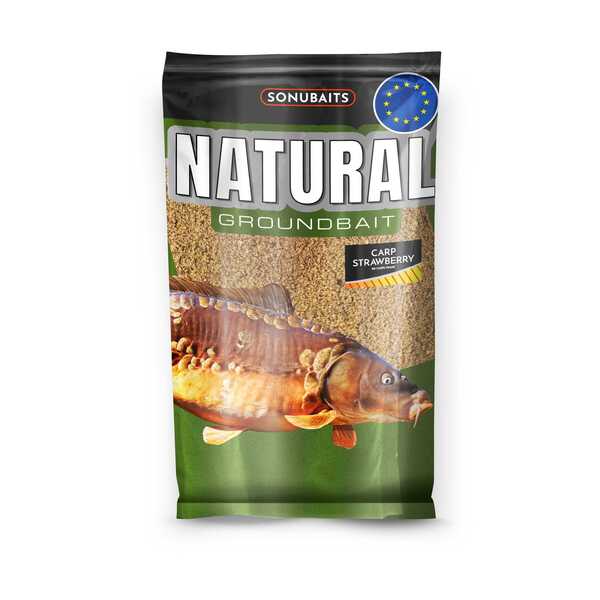 Sonubaits Natural Carp Strawberry Cebo de Fondo (1 kg)