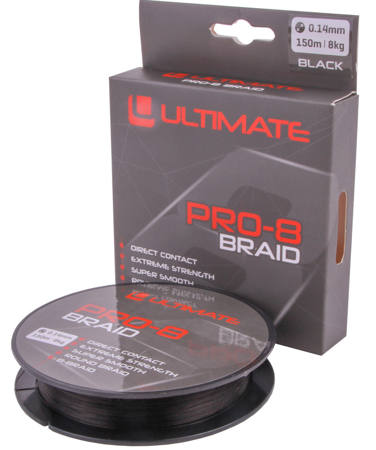 Ultimate Cast Special Light Set - Ultimate Pro-8 Braid 0.14mm 8kg 150m Black