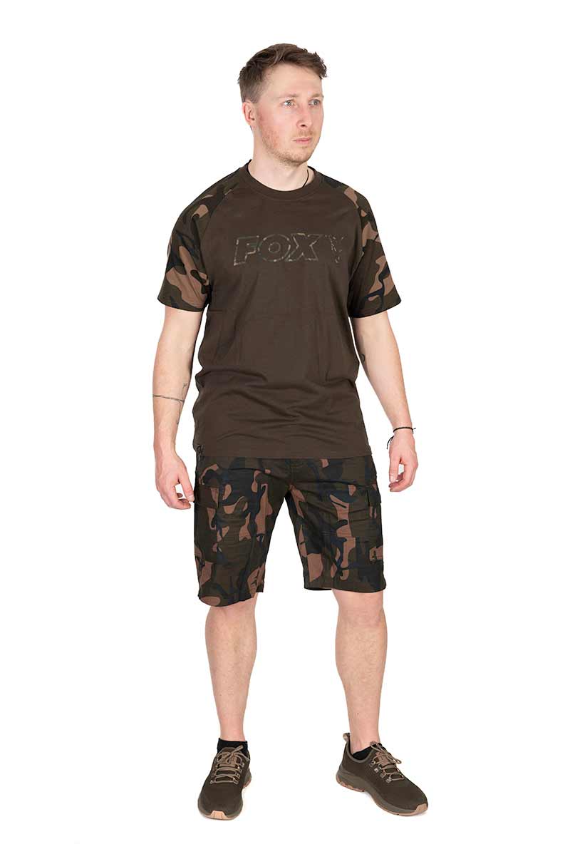 Fox LW Camo Combat Short Pantalón de Pesca