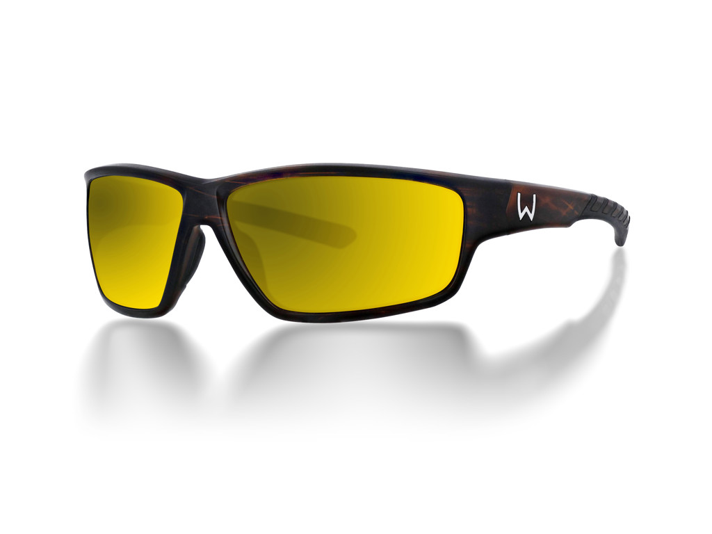 Westin W6 Sport 20 Matte Black Gafas de Sol - LB Brown LM Yellow AR Green