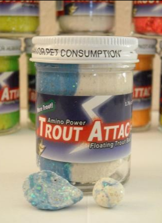 Top Secret Trout Attac Masa de Trucha - Blue White