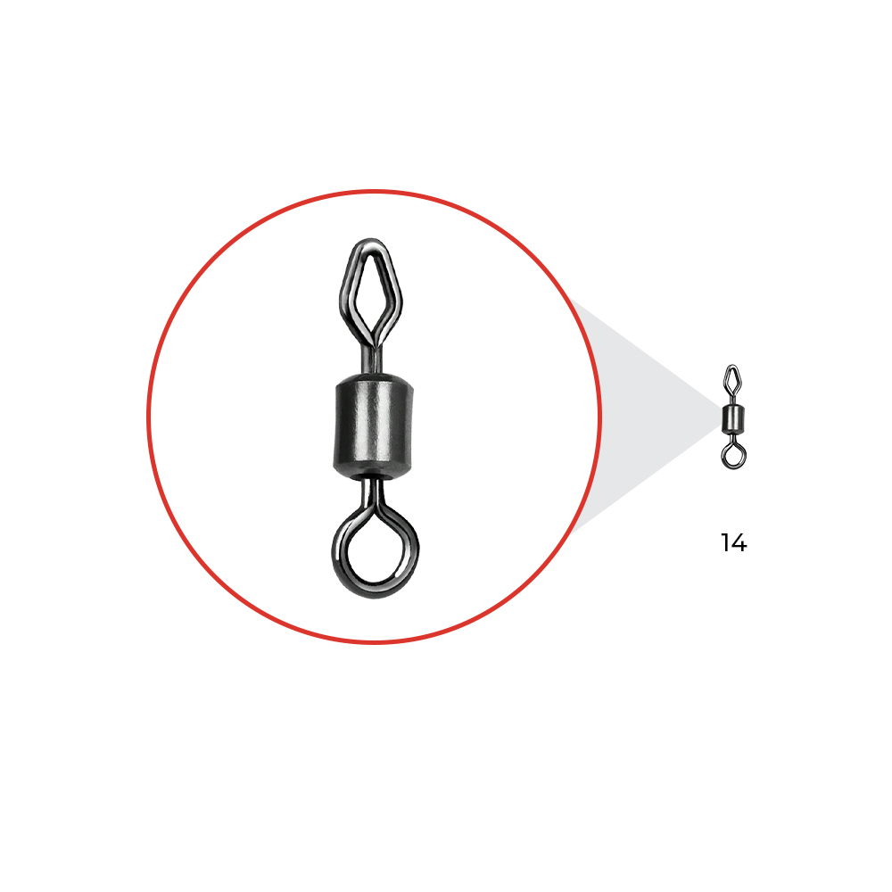 Nytro Connex Mixed-Eye Mini Feeder Swivel 14 (10 pzas.)