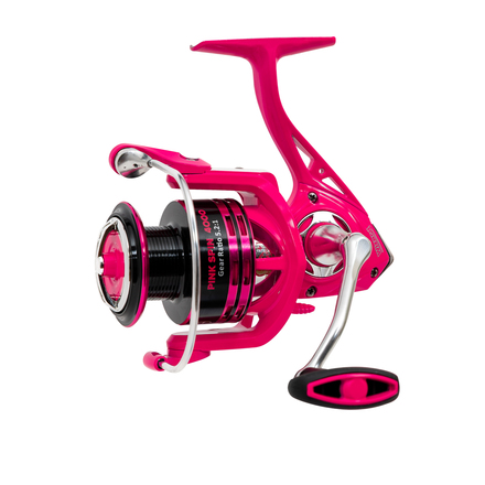 Carrete Spinning T-3000 5.2:1 rosa 