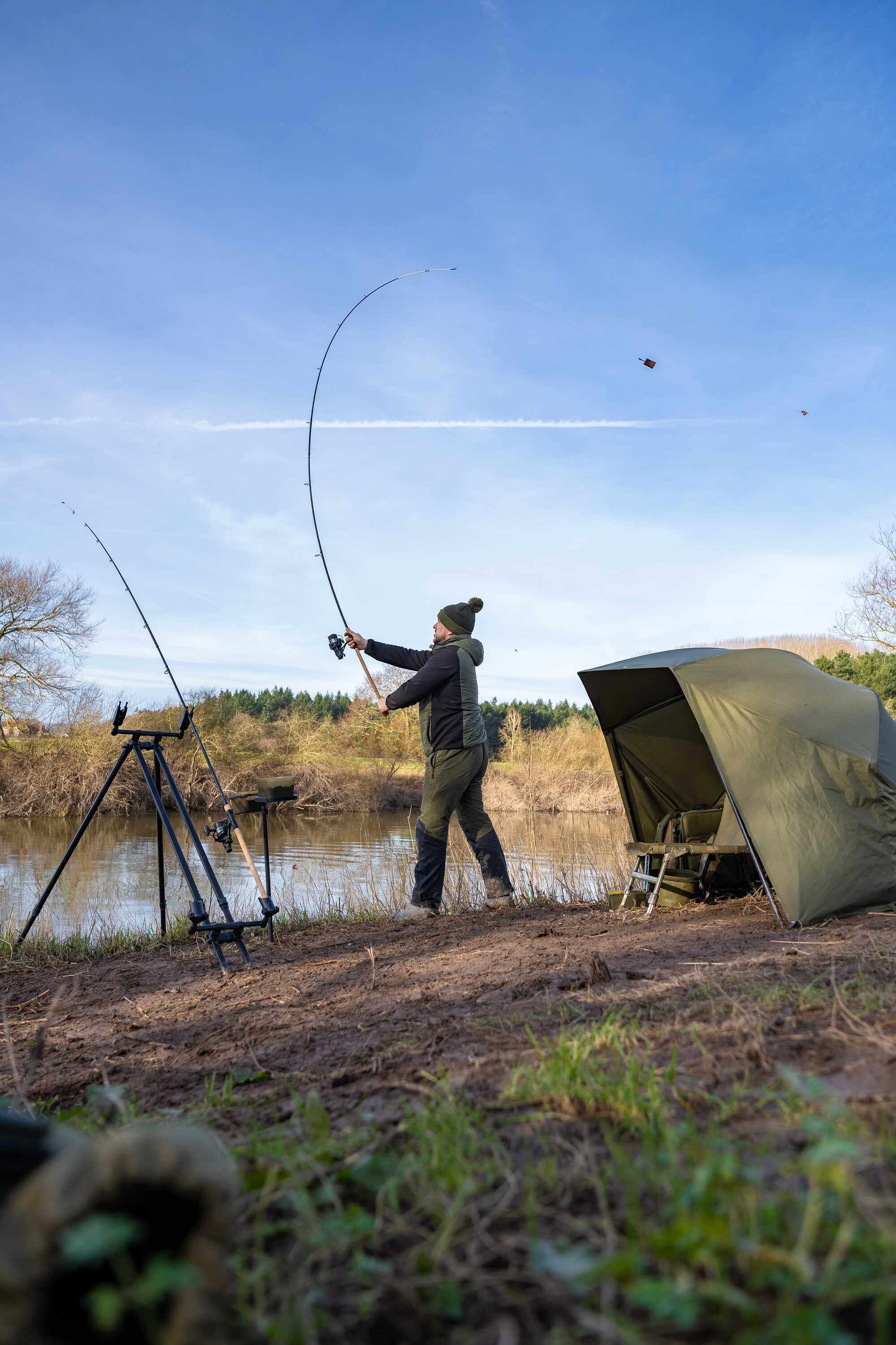 Korum 3K Caña para Barbo 11' (1,75lb)