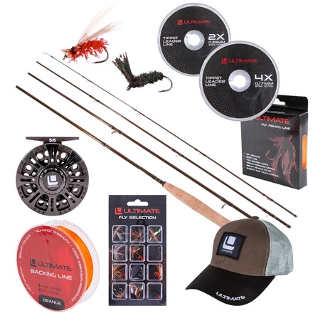 Ultimate Drifter Fly Combo Set para Pesca con Mosca