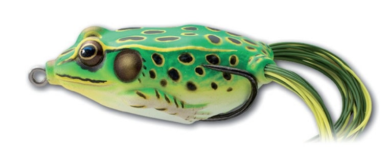 Livetarget Lures Hollow Body Frog Green/Yellow Señuelo Superficie 6.7cm (21g)