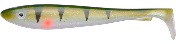 Svartzonker McRubber Shad 23cm, 2 piezas - C17 - UV Perch