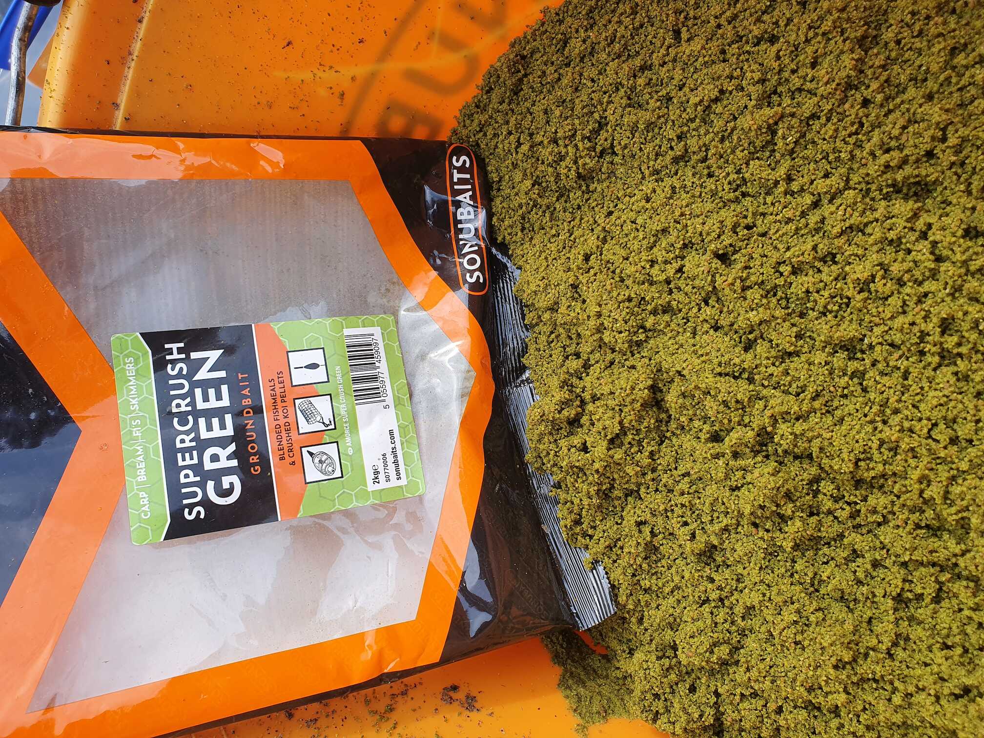Sonubaits Supercrush Green Groundbait Cebo (2kg)